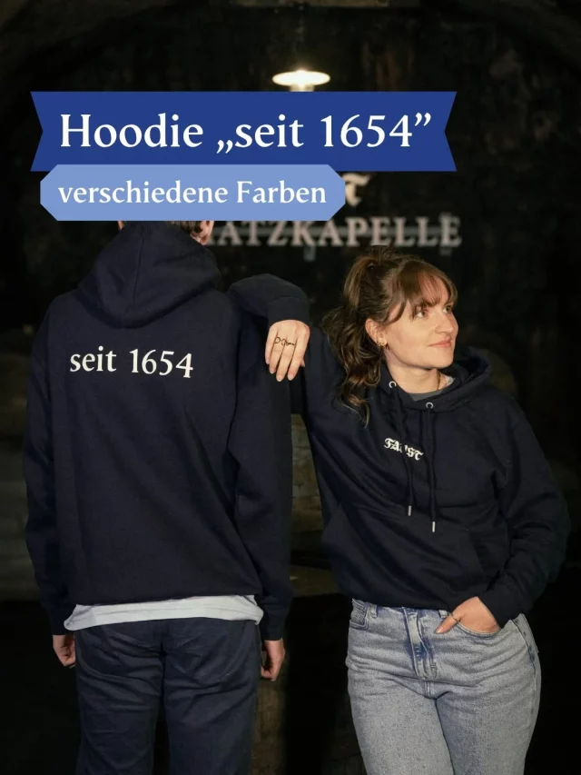 Seit 1654 steht unser Name für echtes Brauhandwerk. Hol dir dein Stück Faust-Geschichte für zuhause! 🍻
Unser Hoodie „seit 1654“ verbindet Tradition mit modernem Style und ist Teil unserer aktuellen Merchandise-Kollektion. ✨

Jetzt erhältlich im Brauereiladen oder rund um die Uhr in unserem Online-Shop. 🛒💻 Einfach den Link in der Bio klicken und dir deinen Hoodie sichern!

#brauhausfaust #merch #miltenberg