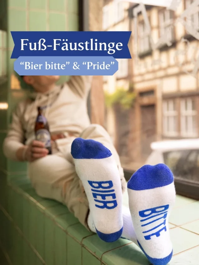 Mit unseren Socken „Bier bitte“ 🍺 oder „Pride“ 🌈 setzt du ein klares Zeichen – humorvoll oder bunt.

Beide Modelle sind Teil unserer Merchandise-Kollektion und im Brauereiladen sowie im Online-Shop erhältlich. 🧦🛒 Einfach den Link in der Bio klicken und dir dein neues Paar Socken sichern!

#brauhausfaust #merch #miltenberg
