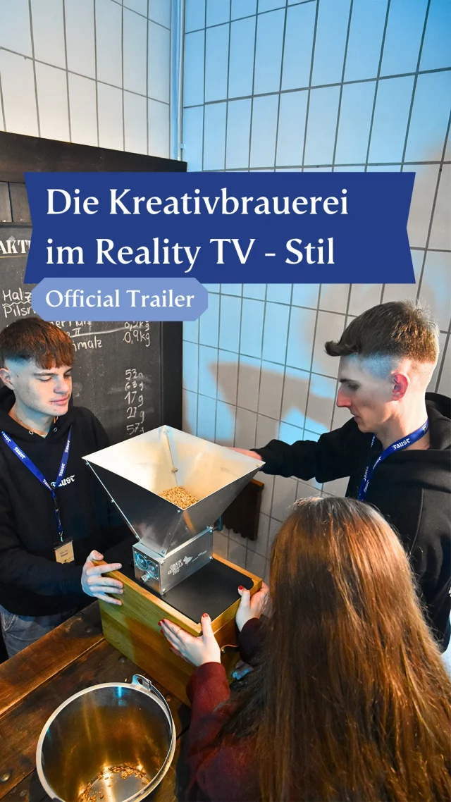 Brauer sucht Bier - Die Reality Show! Bald nur bei uns.🍺
Unsere Kandidaten dürfen ihr eigenes Bier brauen und stoßen dabei auf verschiedenste Probleme. Sei es ungeschicktes Handwerk oder Diskussionen um den Namen des Bieres. Sei dabei, wenn es im Brauhaus Faust drunter und drüber geht! 👊

#reality #serie #brauerei