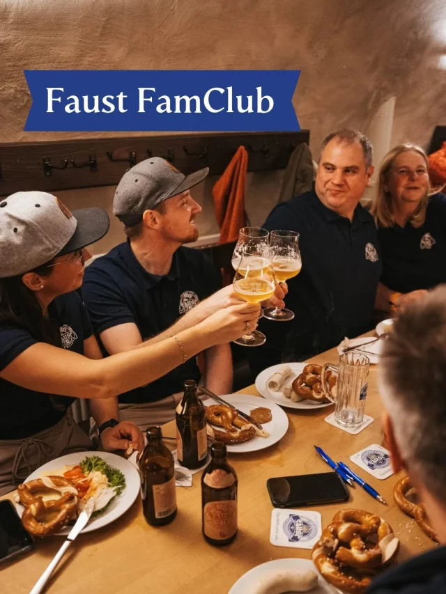 🍻 Seit der Michaelismesse 2024 wächst unser Faust FamClub immer weiter – und mit ihm eine besondere Gemeinschaft aus Menschen, die vor allem eins teilen: Die Freude am Bier und am Miteinander.

Bei unseren Stammtischen wird nicht nur probiert, geredet und gelacht 🍺 – hier entstehen Gespräche und neue Bekanntschaften, ganz ungezwungen und in entspannter Atmosphäre. 😉

Ob gemeinsame Abende, besondere Events, das Feiern auf der Michaelismesse oder der Abschluss dieser mit Blick auf das Feuerwerk 🎆 – es sind genau diese Momente, die den FamClub ausmachen.

Schön, dass ihr ein Teil davon seid. ❤️

DU willst auch mit dabei sein? Dann werde doch einfach Teil der Faust-Familie – für nur 19,95 € im Jahr!

#faustbier #famclub #brauhaus