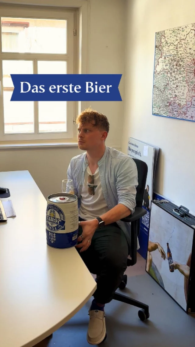 Morgenstund hat Bier im Mund.🌄🍻

#brauhausfaust #morgenroutine #miltenberg #bier